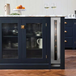 Caple Wi159 Undercounter Single Zone Slimline Wine Cooler Stainless Steel