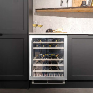 Caple Wi6135 Undercounter Dual Zone Wine Cooler Stainless Steel