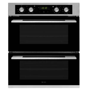 Caple C4246 Electric Built Under Double Oven Black and Stainless Steel